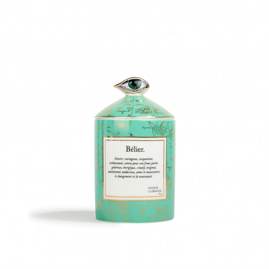 Zodiac Belier (Aries) Candle In French description