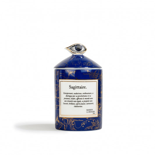 Zodiac Sagittaire (Sagittarius) Candle In French description