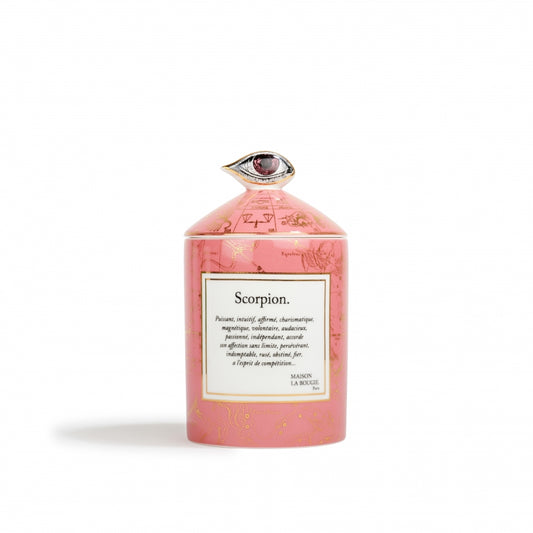 Zodiac Scorpion (Scorpio) Candle In French description