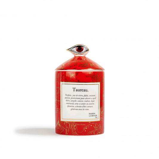 Zodiac Taureau (Taurus) Candle In French description