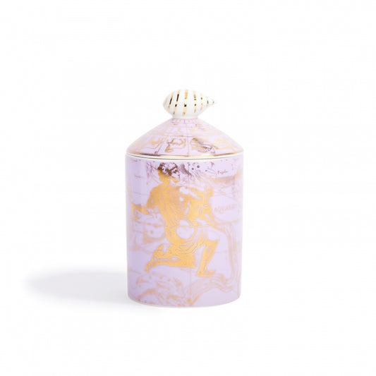 Zodiac Verseau (Aquarius)Candle In French description